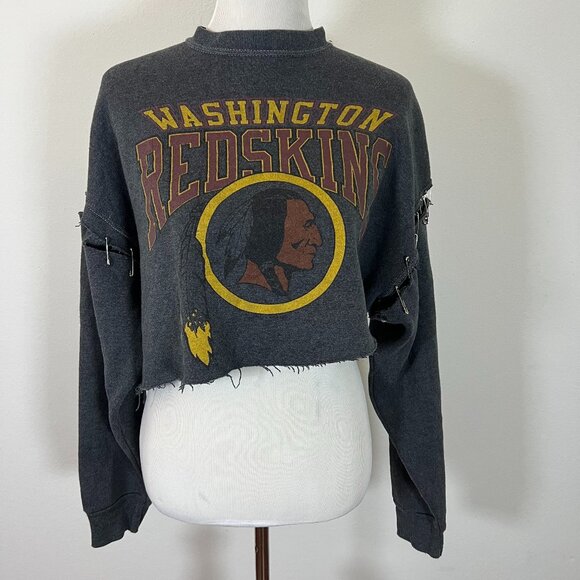 VINTAGE Starter Washington Redskins upcycled crop top Commanders - Picture 1 of 10
